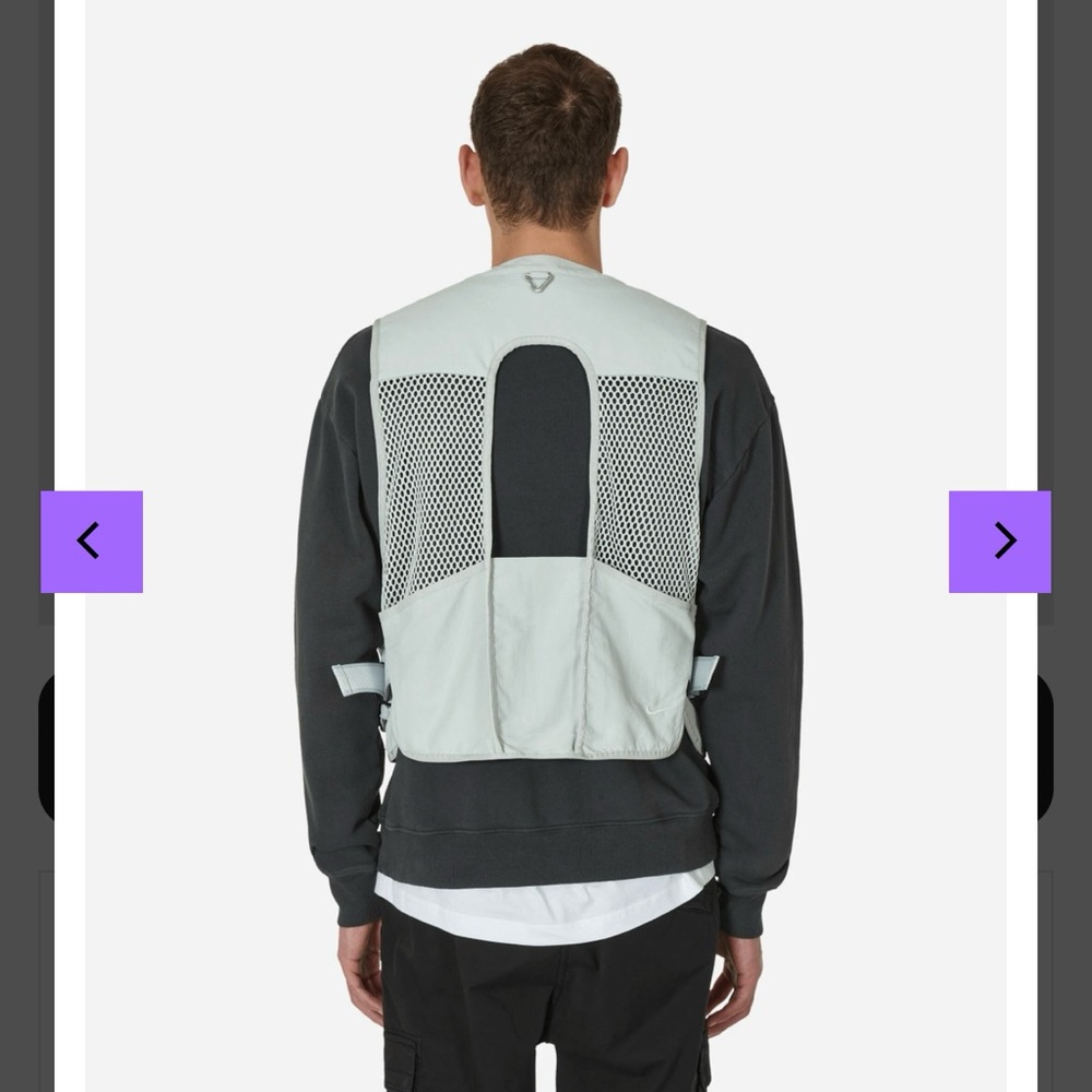 Nike ACG Buttles Vest 'Light Silver' - Picture 5 of 14